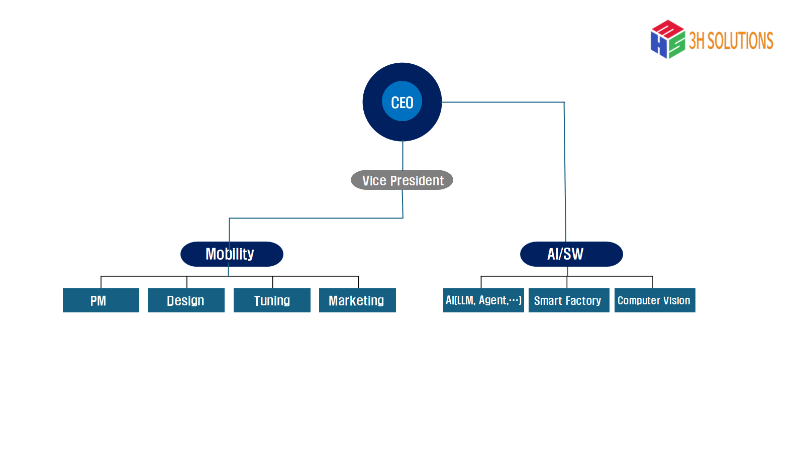 3H Solutions Organization Chart